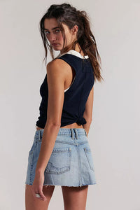 Free People Lainey Low Rise Mini Skirt in Its All Right