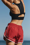 FP Movement Varsity Blues Shorts in Cranberry Combo