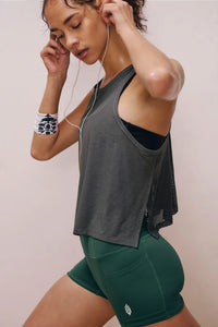 FP Movement Tempo Flash Finish Tank in Dark Shadow