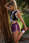 FP Movement Varsity Blues Shorts in Deep Mulberry