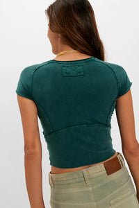 Free People Protagonist Tee in Rainforest