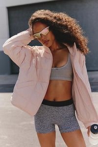 FP Movement Pippa Packable Puffer Jacket in Ballet Slipper