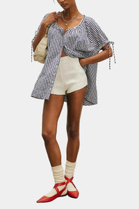 Free People Farley Gingham Tunic