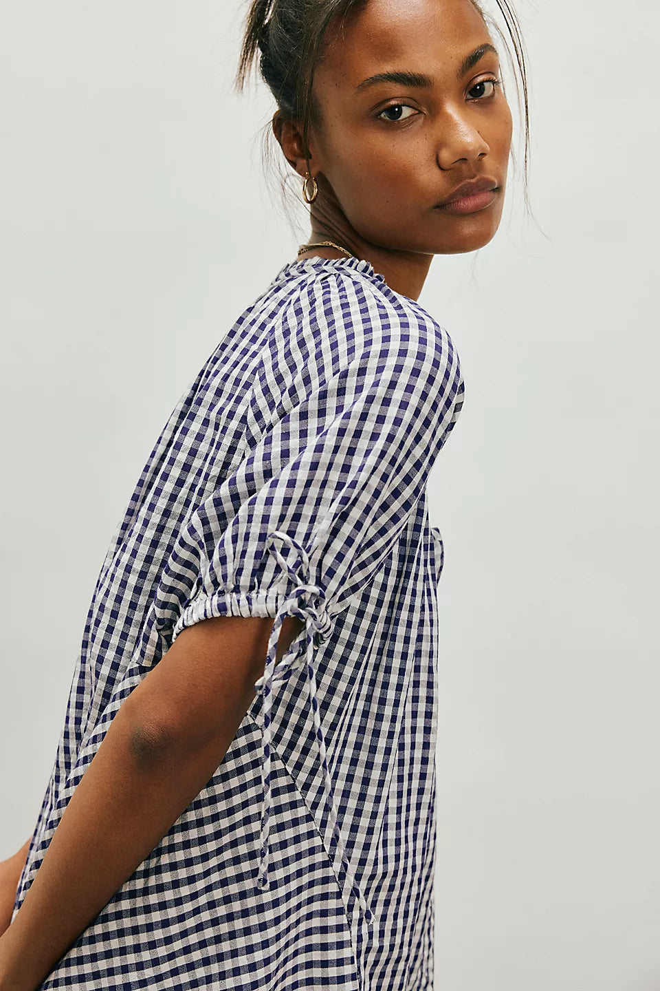 Free People Farley Gingham Tunic
