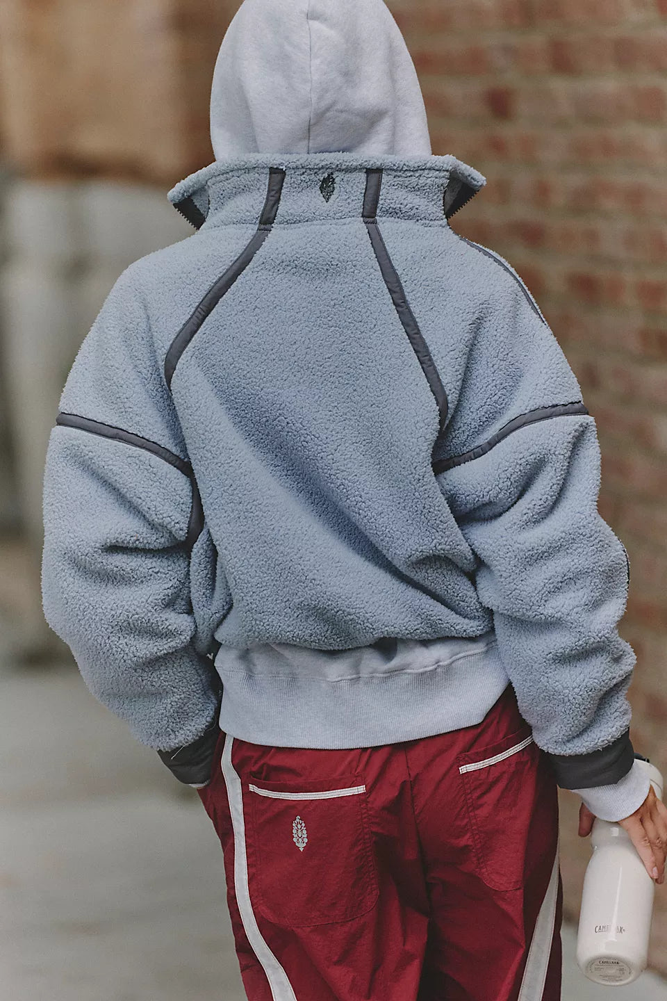 FP Movement Mountain High Half-Zip Fleece in Steel Combo