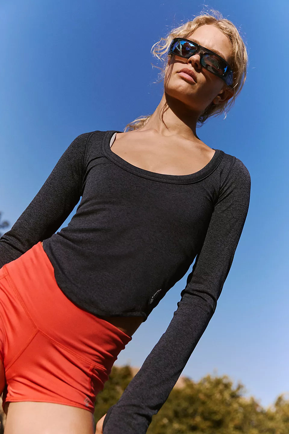 FP Movement Up Next Scoop Long Sleeve in Black