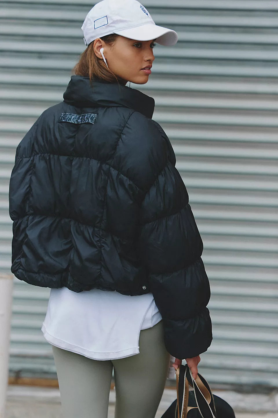 FP Movement In A Bubble Puffer Jacket in Black