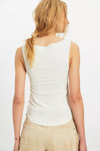 Free People Iconic Tank in Whisper White