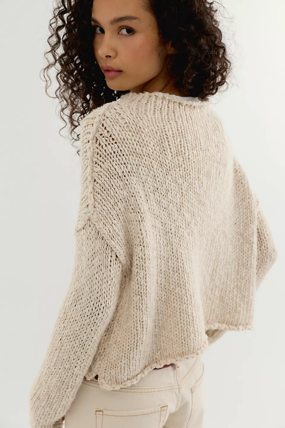 Free People Opal Sweater in Tea