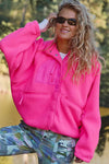 FP Movement Hit The Slopes Fleece Jacket in Hot Pink