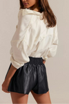 Free People Paradise Found Vegan Mini Skort
