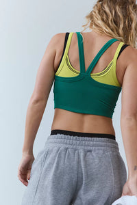 FP Movement All Clear Cami Solid in Green Glow