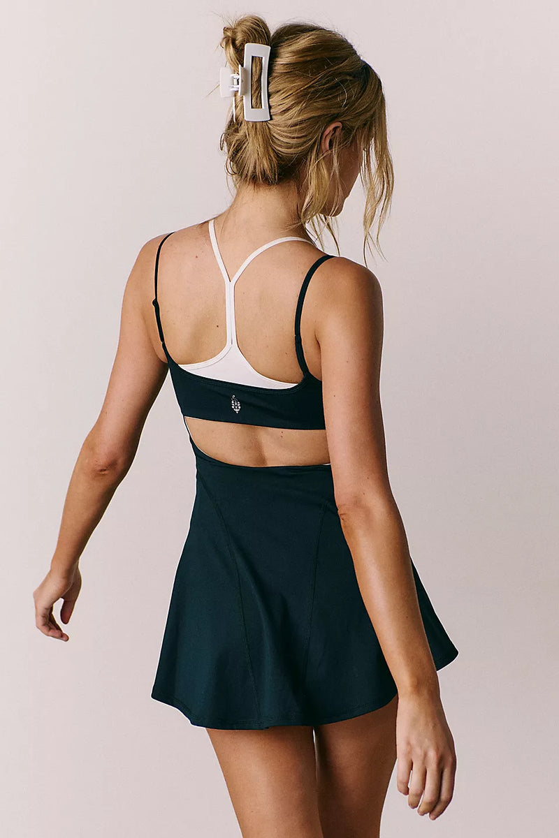 FP Movement Baseline Tennis Dress in Black