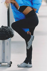 FP Movement Landslide Warmth Straight Leg Pants in Black