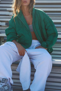 FP Movement Pippa Packable Puffer Jacket in Green Glow