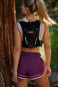 FP Movement Varsity Blues Shorts in Deep Mulberry