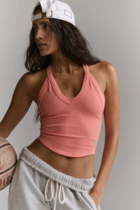 FP Movement All Clear V Neck Cami in Fruit Punch