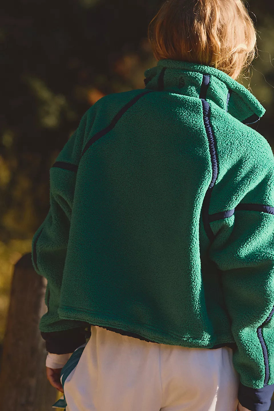FP Movement Mountain High Half-Zip Fleece in Green Glow