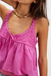 Free People Stevie Lace Tank Top