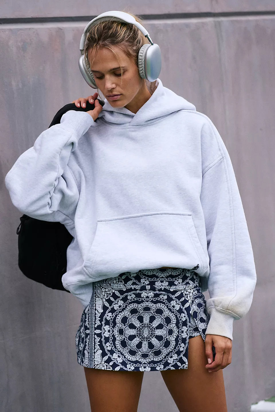 FP Movement Hot Shot Printed Mini Skort in Bandana Navy Combo