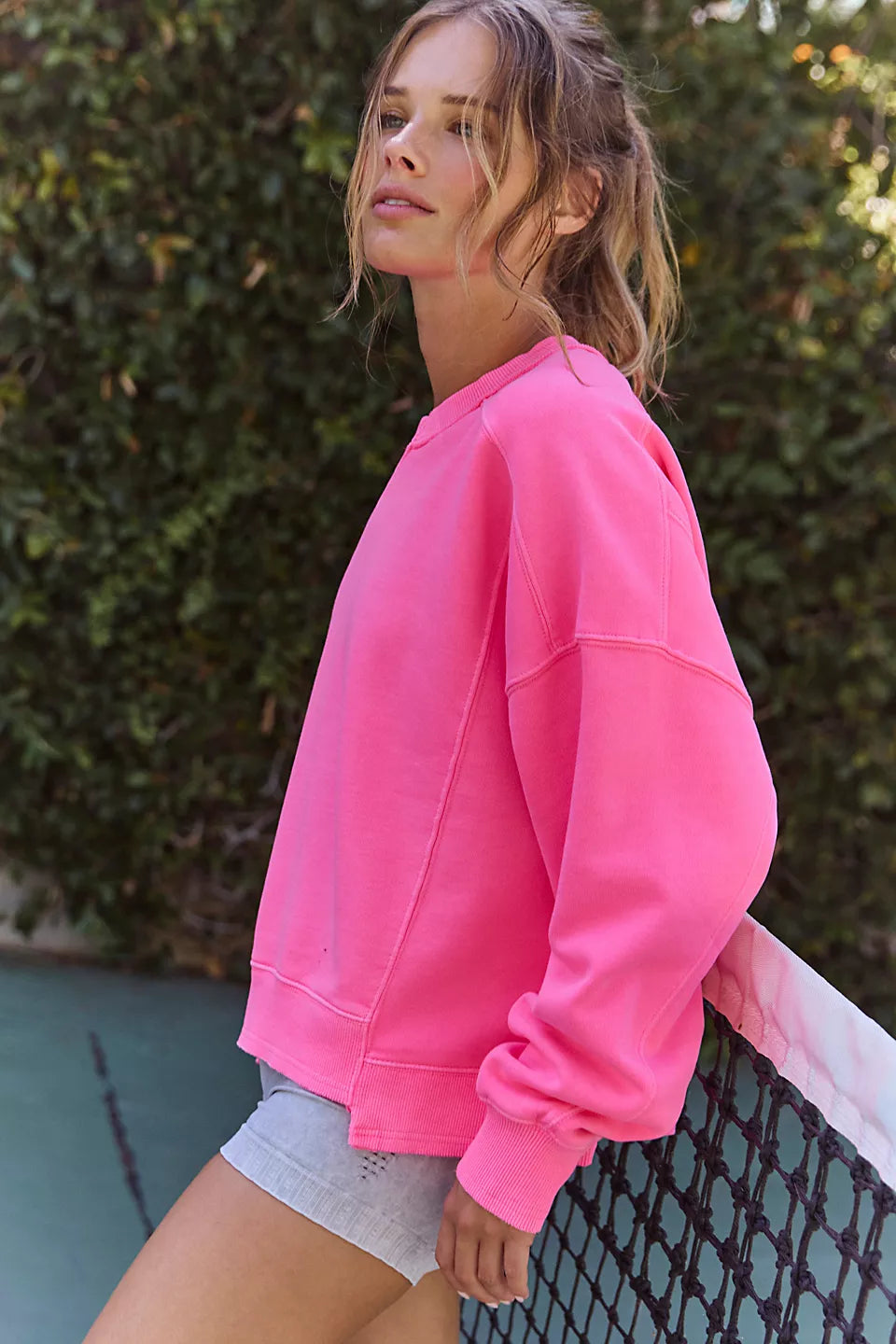 FP Movement Intercept Pullover in Hot Pink