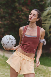 FP Movement Free Throw New Heights Cami in Fired Clay
