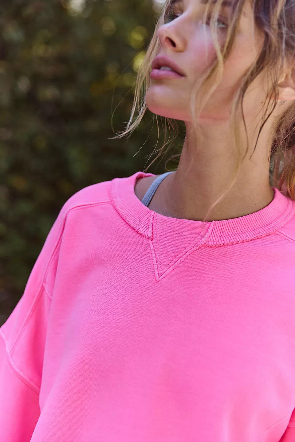 FP Movement Intercept Pullover in Hot Pink