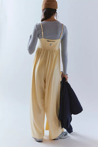 FP Movement Hot Shot Strappy Onesie in Sunlit Yellow