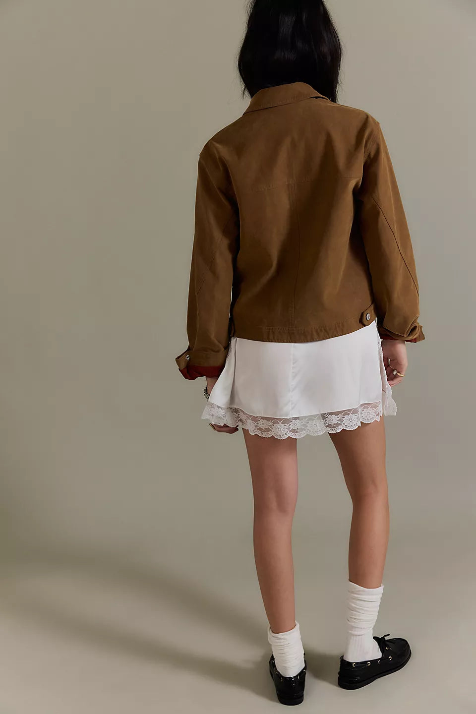 Free People Blair Vegan Suede Jacket
