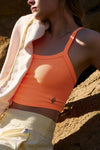 FP Movement All Clear Solid Cami in Neon Clementine
