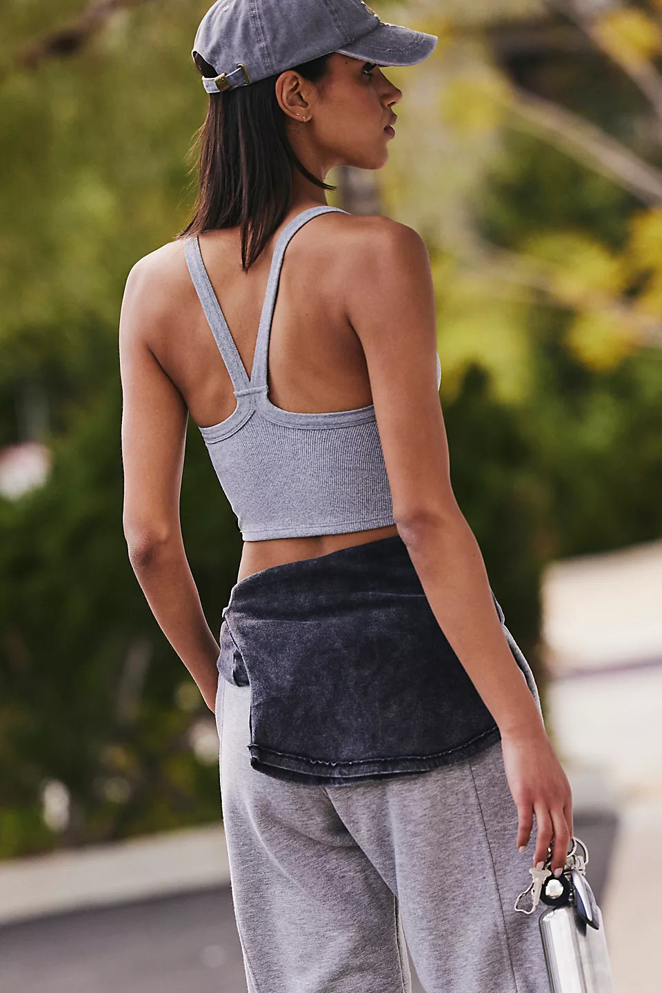 FP Movement All Clear Solid Cami in Heather Grey