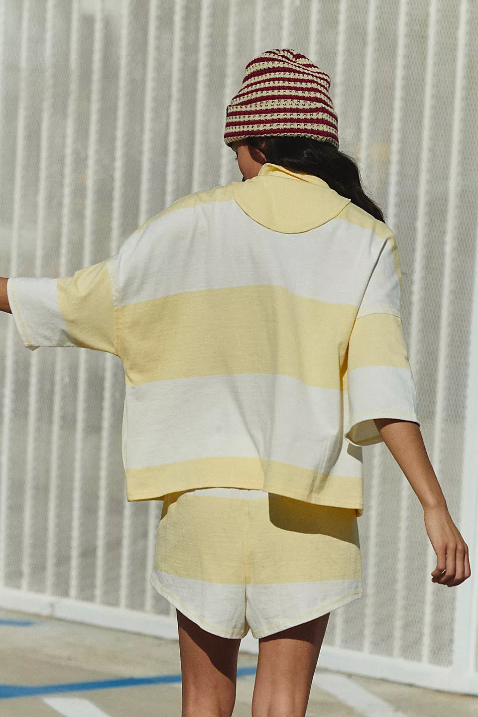 FP Movement Retro Rugby Set in Sunlit Yellow Combo