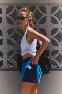 FP Movement Baseline Tennis Skort in Powerline Blue Combo