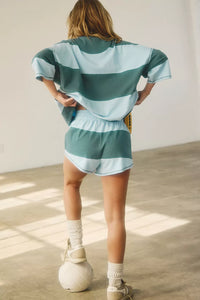 FP Movement Retro Rugby Set in Heritage Green Combo