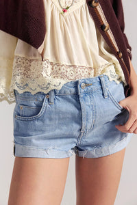 Free People Cali Cuffed Shorts in Mojave