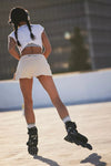 FP Movement Hot Shot Mini Skort in Cappuccino
