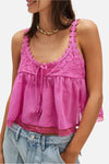 Free People Stevie Lace Tank Top