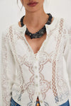 Free People Jae Knit Long Sleeve Top
