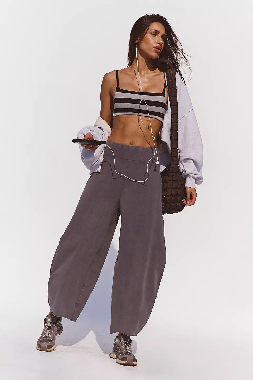 FP Movement Hot Shot Easy Pant in Vintage Black