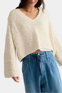 Free People Heartland Cotton Pullover