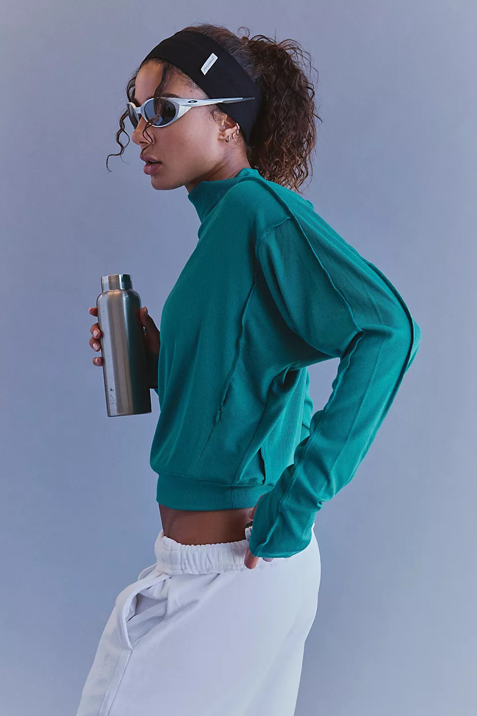 FP Movement Love To Move Long Sleeve in Green Frost