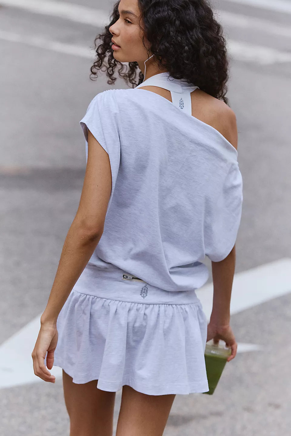 FP Movement Hot Shot City Dress in Heather Grey