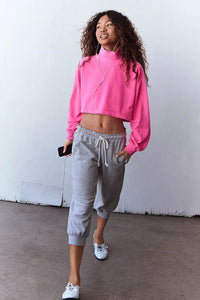 FP Movement Pick Up Game Pullover in Hot Pink