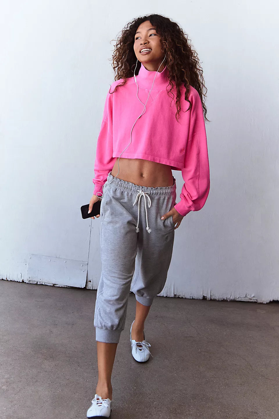 FP Movement Pick Up Game Pullover in Hot Pink