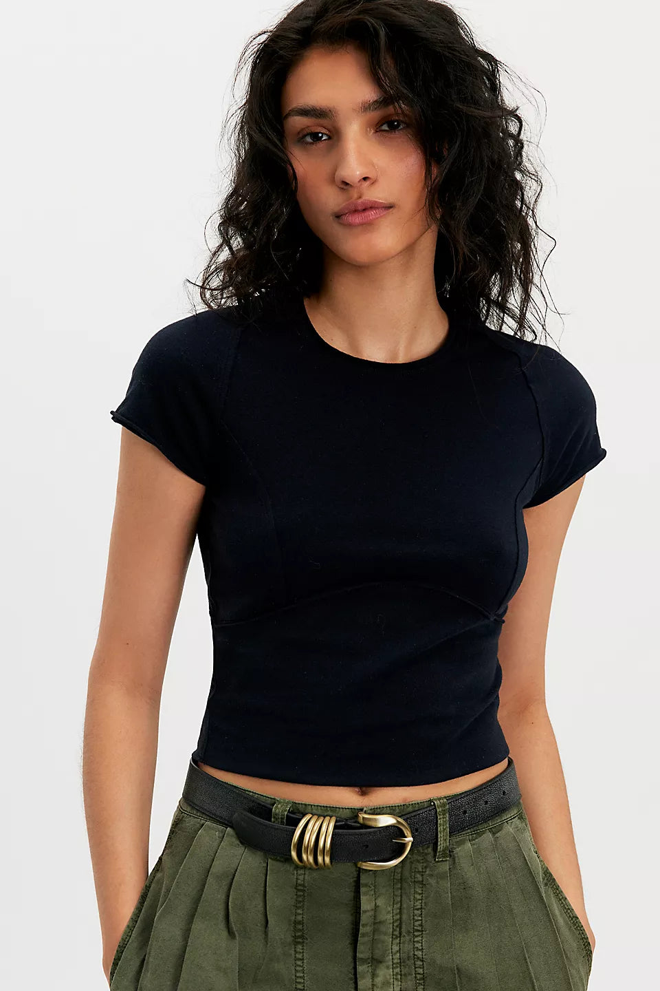Free People Protagonist Tee in Black