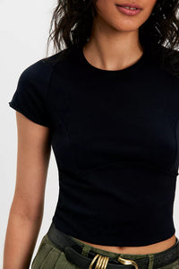 Free People Protagonist Tee in Black
