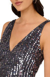 Liv Foster Beaded V Neck Mini Dress