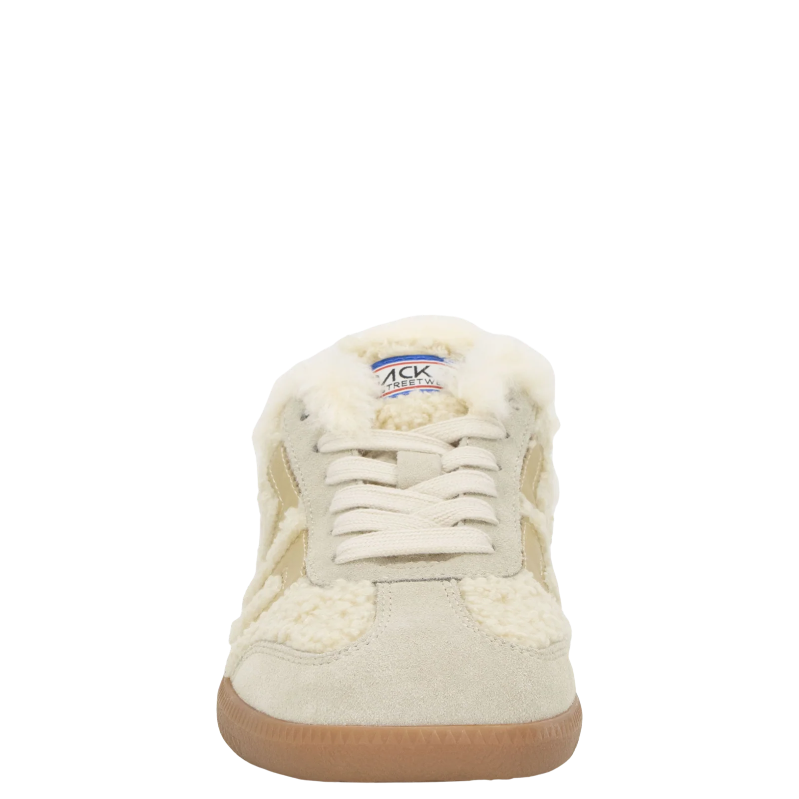 BACK 70 Easter Fluff Backless Sneaker in Butter Gold