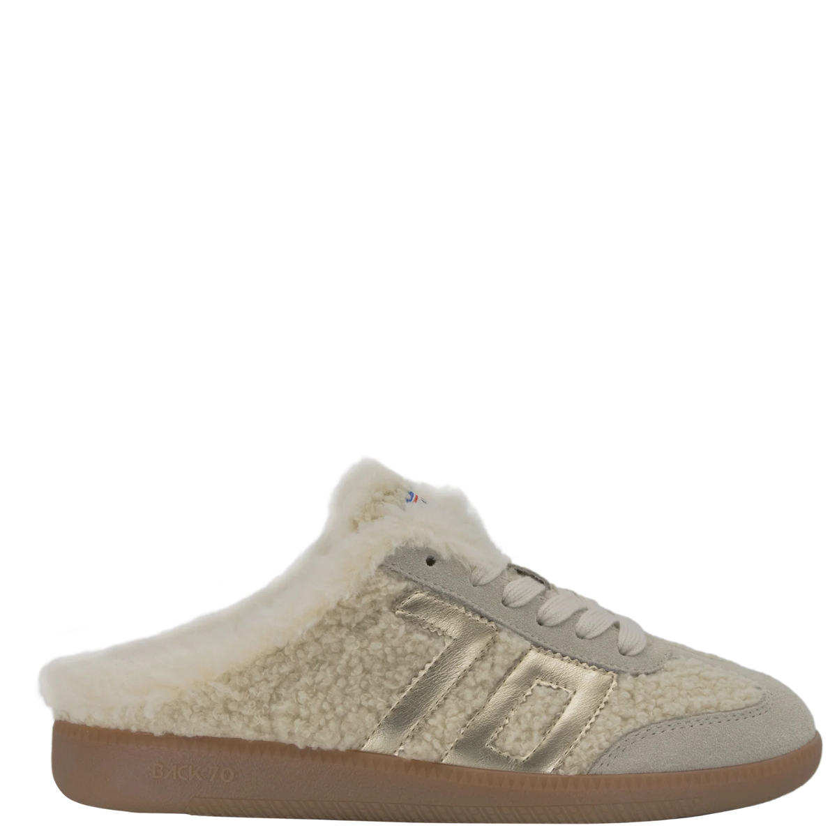 BACK 70 Easter FL Backless Sneaker in Butter Gold