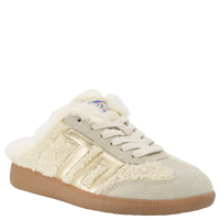 BACK 70 Easter Fluff Backless Sneaker in Butter Gold